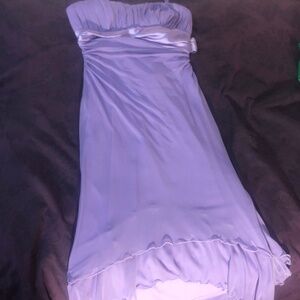 Lilac calf length dress
